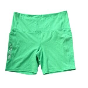 DSG Women's Momentum Ultra High‎ Rise Slime Green Bike Shorts XL NWT